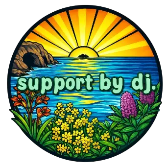 Support By DJ Logo