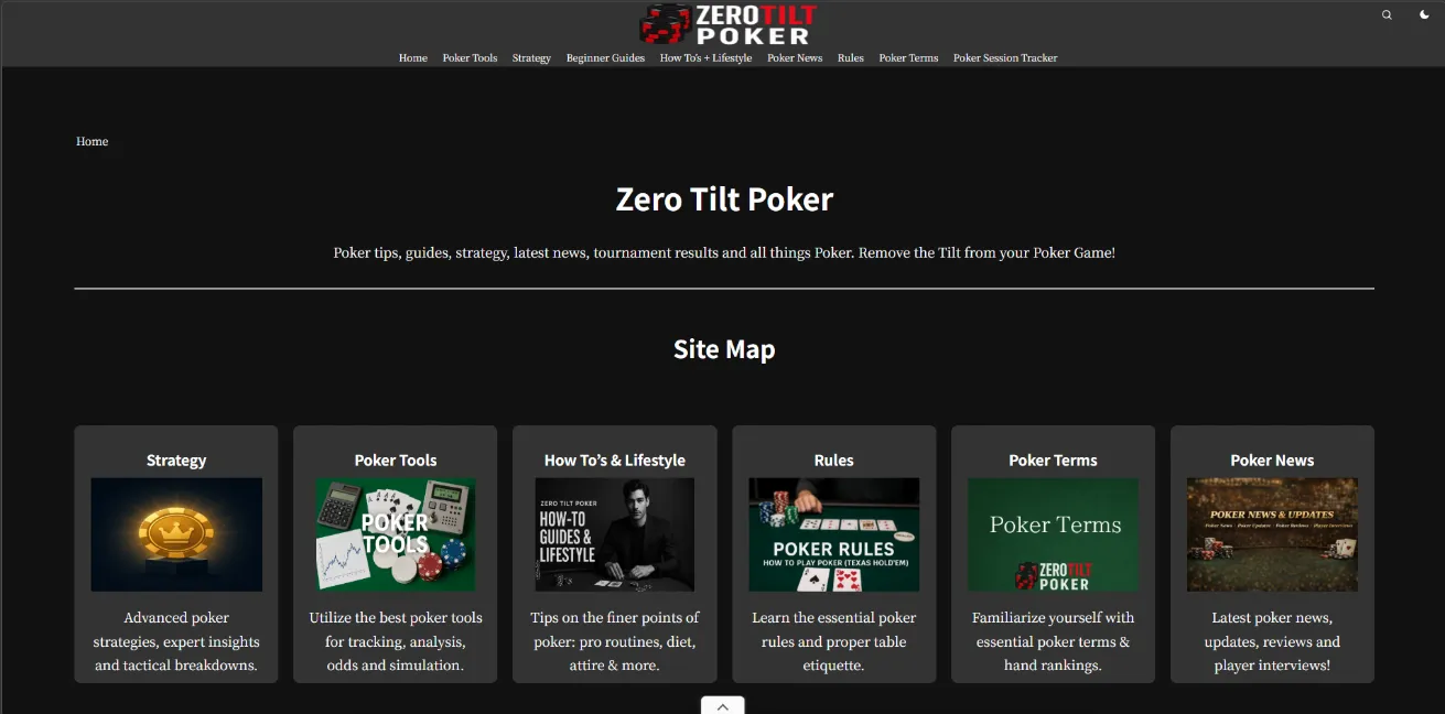 Zero Tilt Poker Case Study